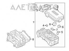 Chevrolet Cruze 16- underhood wiring with fuse box