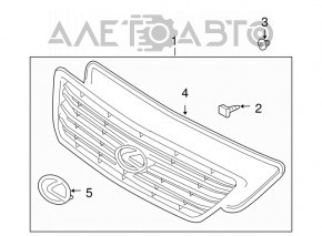 Lexus GX470 grille 03-09