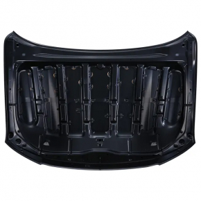 The bare hood of a Toyota Land Cruiser (pre-restored) from 2008-2015