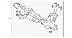 Steering rack Audi Q3 83A 19-25 electric