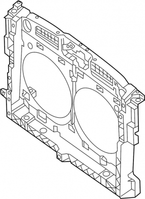Nissan Pathfinder 22-25 radiator panel TV