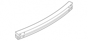 Mitsubishi Outlander 18-21 rear bumper reinforcement