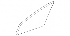 Lexus RX350L RX450hL 18-22" front left triangle door glass