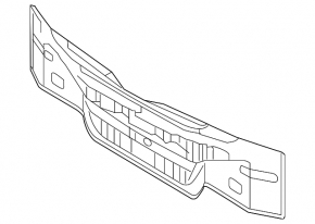 Rear panel Hyundai Sonata 18-19