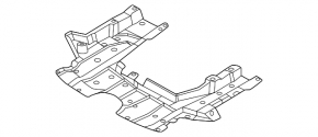 Rear engine guard Nissan Rogue 21-23 JP built