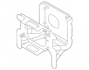 Mitsubishi Outlander 22-25 FWD cruise radar bracket, pressed