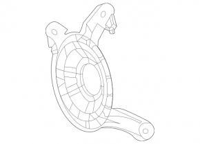 Right rear pillar speaker mount for Mercedes H247 GLA 20-26 Burmester