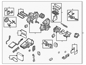 Heater assembly for Mazda3 MPS 09-11