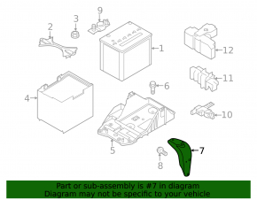 Mazda CX-50 23-25 Battery Tray Bracket