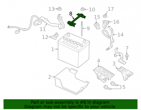 Mitsubishi Eclipse Cross 18-24 Battery Mount