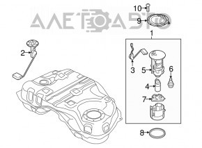 Fuel pump petrol pump Mazda CX-5 17-25 2.5 AWD