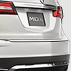 Rear bumper trim Acura MDX 17-20 rest, chrome