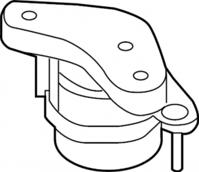 Rear engine mount for Infiniti Q60 17-20 3.0, AWD