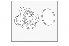 Thermostat housing BMW 7 G11 G12 19-22 N63B