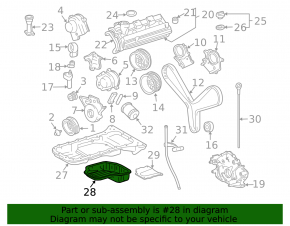 Lexus GX 03-09 engine oil pan