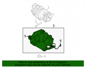 Polestar 2 21-A/C Compressor Bracket
