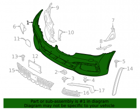 Front bumper complete BMW 7 G11 G12 16-19 with parking sensors, wiring and PMA, without washers, M-Sport, black, dented, scratches, broken fasteners, painted, worn