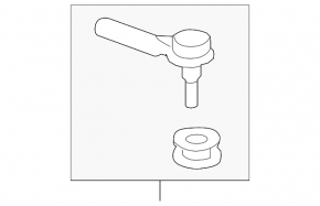 Steering tip left Honda CRZ 11-12