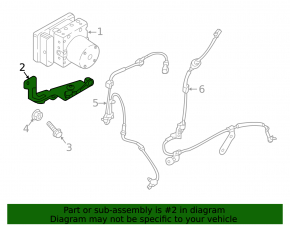ABS bracket ABS Hyundai Tucson 16-18