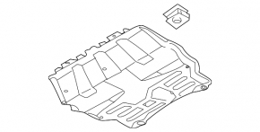 Engine protection VW Tiguan 09-18