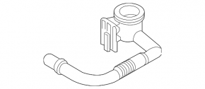 VW Tiguan 18-24 washer reservoir neck with cap and filter