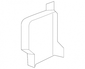 Radiator deflector right Honda Clarity 18-21 usa