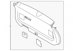 Mitsubishi Outlander 22-25 black lower tailgate trim