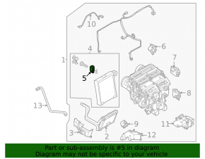 Mitsubishi Outlander 22-25 air conditioner heater valve