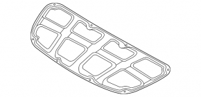 Hood insulation Hyundai Elantra UD 11-16
