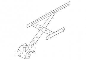 Window lifter with motor rear right Nissan Murano z52 15-