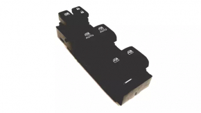 Front left window lift control for Subaru Legacy 15-19, black, with trim, with mirror control