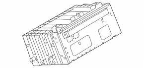 Ford Escape MK3 13-15 Water Damage Radio