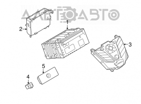 Ford Escape MK3 13-15 Radio Cassette Player