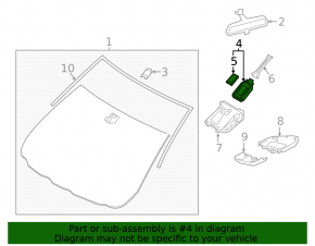 Rain sensor Mazda 6 19-21