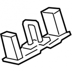 Lincoln Nautilus 19-23 Trunk Door Lock Bracket