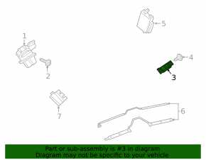Lincoln Nautilus 19-23 Trunk Door Lock Bracket