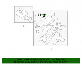Air Flow Meter Nissan Versa Note 13-19 1.6