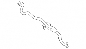 Cooling system receiver with a pipe Volvo XC60 22-26 B6