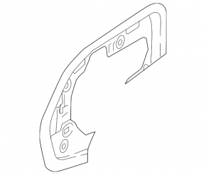 Left mirror housing for VW Atlas 18-25