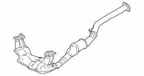 Exhaust manifold with catalytic converter Subaru XV Crosstrek 18-23