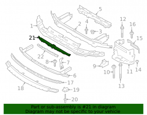 BMW 8 G15 G16 20-25 Front Bumper Absorber, Medium