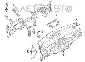 Reinforced under-torpedo pipe BMW X2 F39 18-23 rusty