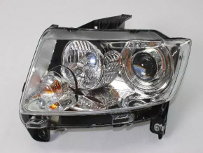 Headlight front left Jeep Compass 14-16 rest light, lens, headlight corrector
