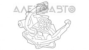 Lexus RX350 RX450h 16-22 Trunk Door Lock