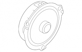 Rear left door speaker for Audi Q3 83A 19-25 Bang & Olufsen