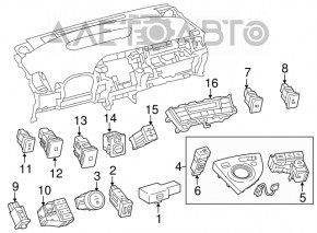 Toyota Prius 30 10-11 Gearbox Shifter Cover