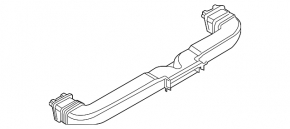 Cooling air duct VVB upper Audi Q5 8R 13-16
