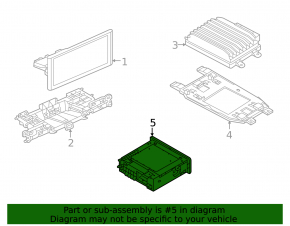 Audi A4 B9 20- navigation control unit