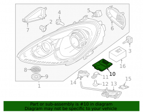 Porsche Cayenne 958 13-18 Headlight Control Unit