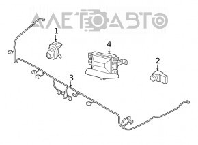 Parking sensors rear side Hyundai Sonata 20-
